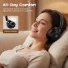 image:imageDOQAUS DJ Headphones Professional Wired Studio Monitor Headphones Over Ear for Music Recording and Mixing 50mm Drivers Stereo Headset with Dual Jack for Electric Guitar Keyboard Piano LaptopBlack