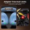 image:imageDOQAUS DJ Headphones Professional Wired Studio Monitor Headphones Over Ear for Music Recording and Mixing 50mm Drivers Stereo Headset with Dual Jack for Electric Guitar Keyboard Piano LaptopBlue
