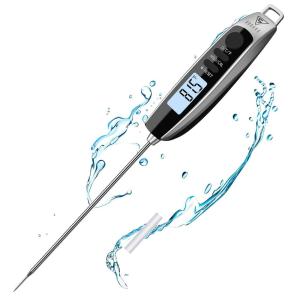 image:imageDOQAUS Digital Meat Thermometer Instant Read Food Thermometer for Cooking Kitchen Candy with Super Long Probe for Turkey Water Grill Smoker Oil Deep Fry