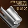 image:imageDOQAUS Clear Ice Cube Maker 25 Stainless Steel Soccer Ice Ball Maker Mold with Silicone Shell Ergonomic Handle for Easy Release Ice Mold for Whiskey Bourbon amp Cocktails 3 Pack2