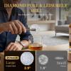 image:imageDOQAUS Clear Ice Cube Maker 25 Stainless Steel Soccer Ice Ball Maker Mold with Silicone Shell Ergonomic Handle for Easy Release Ice Mold for Whiskey Bourbon amp Cocktails 3 Pack2