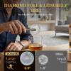 image:imageDOQAUS Clear Ice Cube Maker 25 Stainless Steel Soccer Ice Ball Maker Mold with Silicone Shell Ergonomic Handle for Easy Release Ice Mold for Whiskey Bourbon amp Cocktails 3 Pack2