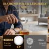image:imageDOQAUS Clear Ice Cube Maker 25 Stainless Steel Soccer Ice Ball Maker Mold with Silicone Shell Ergonomic Handle for Easy Release Ice Mold for Whiskey Bourbon amp Cocktails 3 Pack3