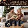 image:imageDOQAUS Clear Ice Cube Maker 25 Stainless Steel Soccer Ice Ball Maker Mold with Silicone Shell Ergonomic Handle for Easy Release Ice Mold for Whiskey Bourbon amp Cocktails 3 Pack3