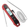 image:imageDOQAUS Meat Thermometer Dual Probes Instant Read Food Thermometers for Cooking with Big Backlight Screen amp Calibration Digital Kitchen Thermometer for Oven Candy Grill Smoker BBQ amp Oil Fry