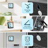 image:imageDOQAUS Room Thermometer Hygrometer Digital Indoor Thermometer with Backlight Large Screen Temperature Monitor Humidity Meter for Home Bedroom Baby Room Office Greenhouse BlackBlack