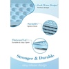 image:imageDOQAUS Ice Cube Trays with Lid and Bin Easy Twist Release 08 Inch Mini Ice Balls BPAFree FoodGrade Ice Molds for Freezer Iced Coffee Cocktails 4 PackBlue