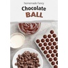 image:imageDOQAUS Ice Cube Trays with Lid and Bin Easy Twist Release 08 Inch Mini Ice Balls BPAFree FoodGrade Ice Molds for Freezer Iced Coffee Cocktails 4 PackGray